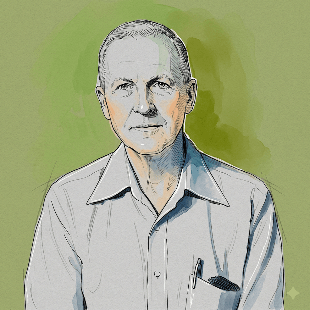 Retrato de Kevin Lynch Autor de la Imagen de la Ciudad a partir de cinco elementos morfológicos